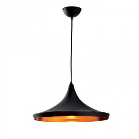 Moderne - Pendul Elmark TIM-1B, Aluminiu, Black, 1xE27, IP20, 955TIM1B
