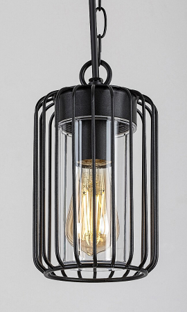 Pendul exterior Rabalux Tarpa E27 metal black stil industrial, IP44 77107 [5]
