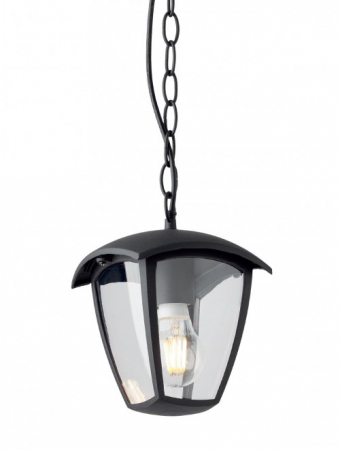 ILUMINAT EXTERIOR - Pendul exterior Smarter Edmond 9156 Aluminiu turnat Negru mat E27 1X28W   IP44