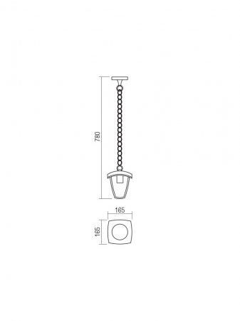 Pendul exterior Smarter Edmond 9156 Aluminiu turnat Negru mat E27 1X28W   IP44 [1]