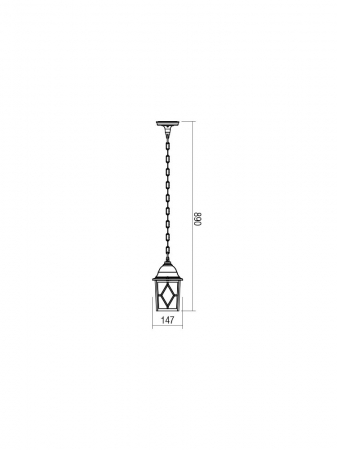 Pendul exterior SMARTER MELTON 9676 E27 1x42W Aluminiu Turnat Alb mat/patina aurie IP44 [1]