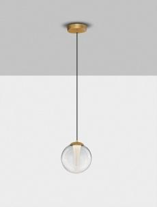 Pendul Nova Luce GI 9416940 Triac Dimmable Sandy Gold Metal & Clear Glass LED 7W 585lm 3000K IP20 [2]