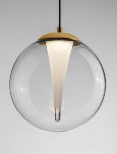 Pendul Nova Luce GI 9416940 Triac Dimmable Sandy Gold Metal & Clear Glass LED 7W 585lm 3000K IP20 [3]