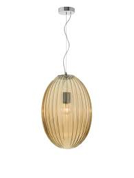 ILUMINAT - Pendul HECTOR Nova Luce 9190032 1xE27 IP20 Chrome Champagne