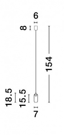 Pendul Nova Luce KITA 9236205 Sandy Black Steel & Smoke Glass LED 6W 457lm 3000K IP20 [1]