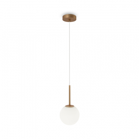 ILUMINAT - Pendul Maytoni Basic form MOD321PL-01G1 E14 1x40W -  Metal Gold IP20