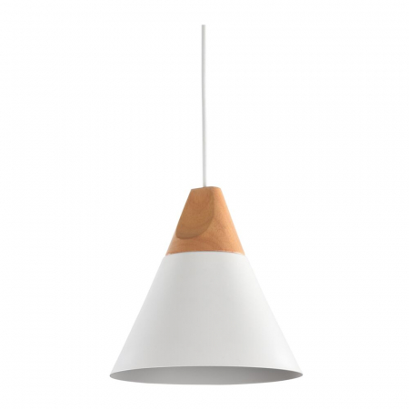Pendul Maytoni Bicones P359-PL-01-W E27 1x60W -  Metal/Wood White IP20 [4]