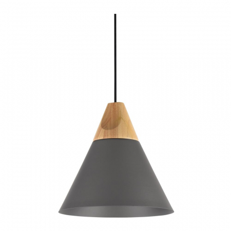 Pendul Maytoni Bicones P359-PL-220-C E27 1x60W -  Metal/Wood Black/Brass IP20 [4]