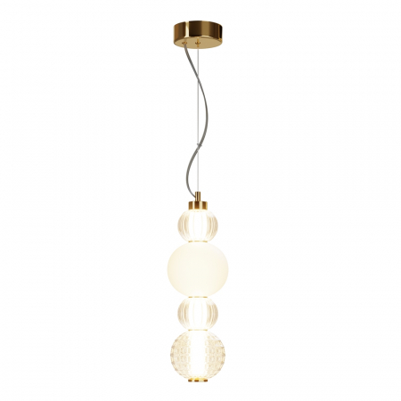 ILUMINAT - Pendul Maytoni Collar P069PL-L17G3K LED 17W 3000K 950lm Meetal Gold IP20
