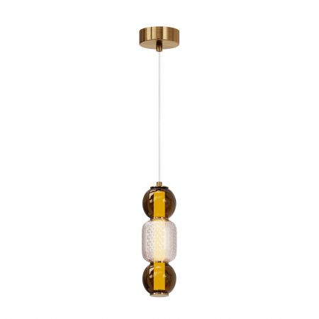 Pendule - Pendul Maytoni Drop MOD273PL-L16G3K LED 16W 3000K 2000lm Metal Gold IP20