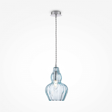 Pendul Maytoni Eustoma MOD238-PL-01-BL E14 1x40W -  Metal Nickel/Blue IP20 [3]