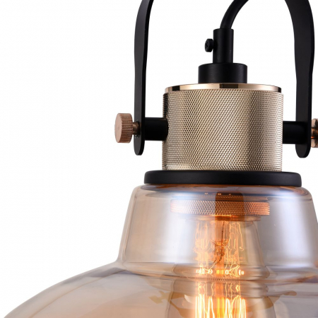 Pendul Maytoni Irving T163PL-01R E27 1x40W -  Metal/Glass Black/Champagne IP20 [3]