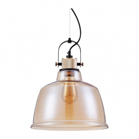 Pendul Maytoni Irving T163PL-01R E27 1x40W -  Metal/Glass Black/Champagne IP20 [1]