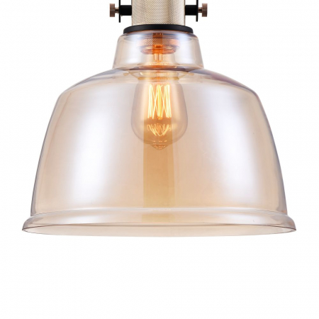 Pendul Maytoni Irving T163PL-01R E27 1x40W -  Metal/Glass Black/Champagne IP20 [2]