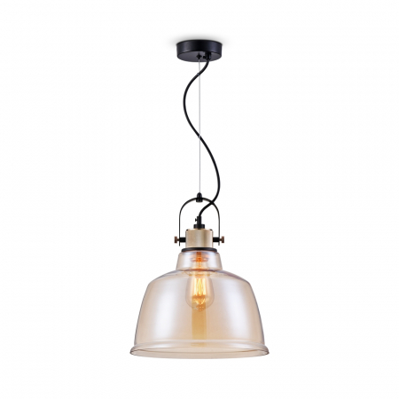 Pendule - Pendul Maytoni Irving T163PL-01R E27 1x40W -  Metal/Glass Black/Champagne IP20