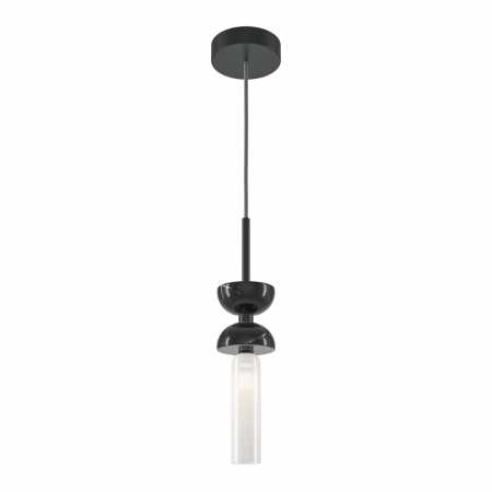 ILUMINAT - Pendul Maytoni Kyoto MOD178PL-01B G9 1x28W -  Metal/Marmura Black IP20