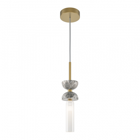 Pendule - Pendul Maytoni Kyoto MOD178PL-01GR G9 1x28W -  Metal/Marmura Gold/Grey IP20