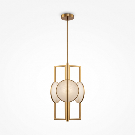 Pendule - Pendul Maytoni Marmo MOD099PL-03G E14 1x40W -  Metal Gold IP20