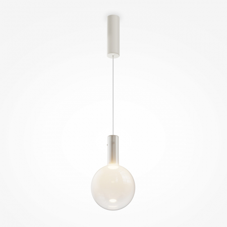 ILUMINAT - Pendul Maytoni Nebula MOD182PL-L4W3K LED 4W 3000K 400lm Metal/Glass White IP20