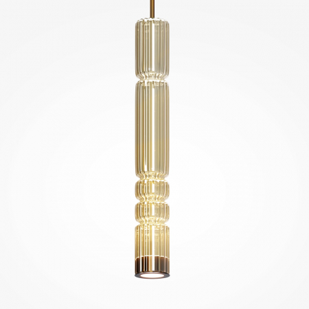Pendul Maytoni Ordo MOD272PL-L12BS3K LED 12W 3000K 1600lm Metal/Glass Gold IP20 [3]