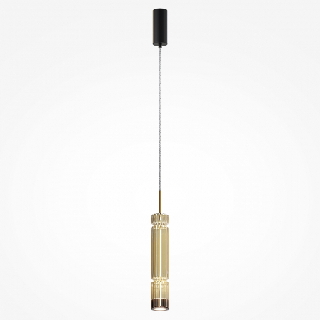 Moderne - Pendul Maytoni Ordo MOD272PL-L12BS3K1 LED 12W 3000K 1600lm Metal/Glass Gold IP20