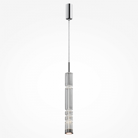 Pendule - Pendul Maytoni Ordo MOD272PL-L12CH3K LED 12W 3000K 1600lm Metal/Glass Chrome IP20