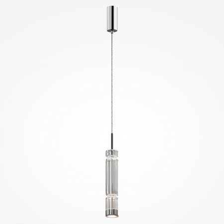 Pendule - Pendul Maytoni Ordo MOD272PL-L12CH3K1 LED 12W 3000K 1600lm Metal/Glass Chrome IP20