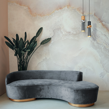 Pendul Maytoni Palette MOD303PL-01CFL3 GU10 1x40W -  Metal Grey/Gold IP20 [2]