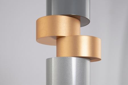 Pendul Maytoni Palette MOD303PL-01CFL2 GU10 1x40W -  Metal Grey/Gold IP20 [1]