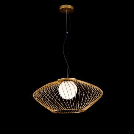 Pendul Maytoni Plec P364PL-01G E27 1x60W -  Metal Gold IP20 [2]