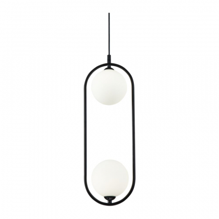 Pendul Maytoni Ring MOD013PL-02B G9 2x25W -  Metal/Glass Black IP20 [3]