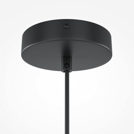 Pendul Maytoni Roots MOD192PL-01W1 E27 1x40W -  Metal/Wood Black IP20 [2]