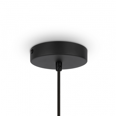 Pendul Maytoni Roots MOD197PL-01W E27 1x40W -  Metal/Wood Black IP20 [3]