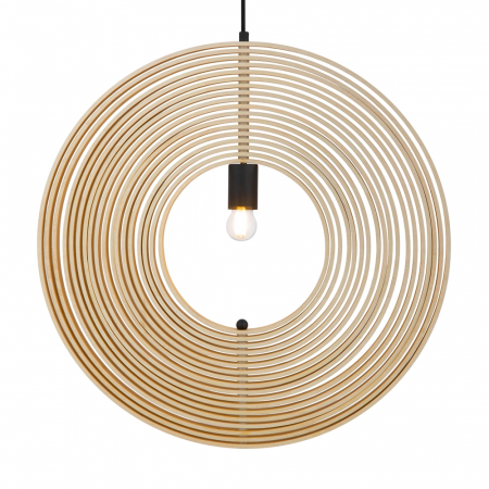 Pendul Maytoni Roots MOD197PL-01W2 E27 1x40W -  Metal/Wood Black IP20 [2]