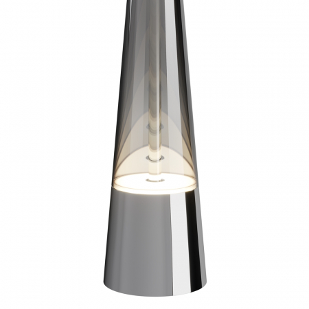 Pendul Maytoni Sintesi P090PL-L12CH3K LED 12W 3000K 420lm Metal/Glass Black/Chrome IP20 [1]