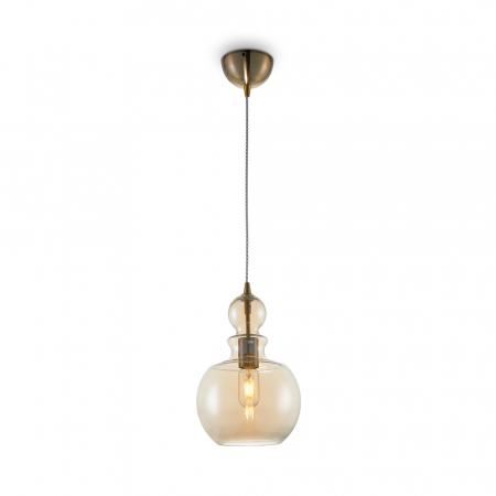 Pendule - Pendul Maytoni Tone P003PL-01BZ E27 1x60W -  Metal Glass Brass IP20