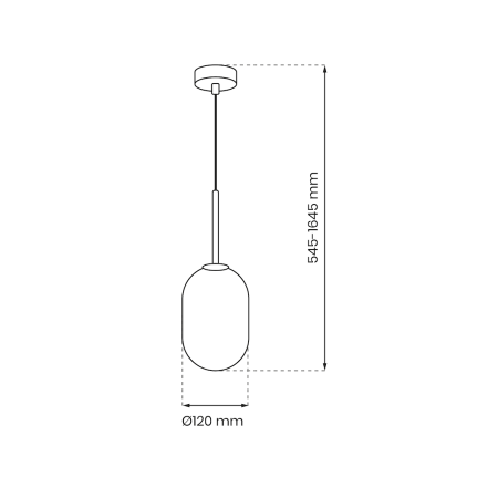 Pendul Milagro Alias  1xG9 max 8W   230V/50Hz Black Metal & Sticla IP20 [4]