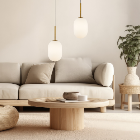 Pendul Milagro Alias  1xG9 max 8W   230V/50Hz Gold Metal & Sticla IP20 [2]