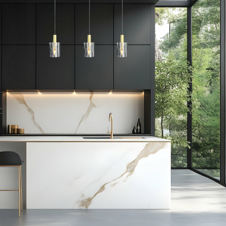 Pendul Milagro Arcadia E27 1xE27   230V Gold Metal & Sticlă IP20 [2]