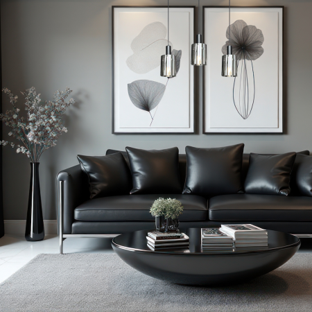 Pendul Milagro Arcadia E27 3xE27   230V Black Metal & Sticlă IP20 [3]