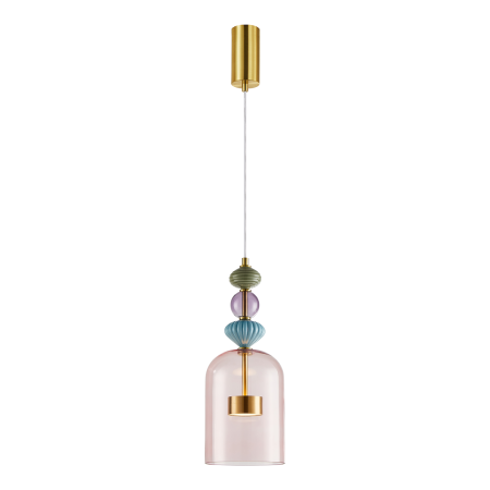 ILUMINAT - Pendul Milagro Arte LED 12W 1399lm 3000K 230V Multicolor Metal & Sticlă IP20