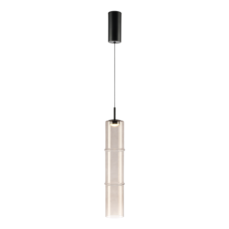 Moderne - Pendul Milagro Bato LED 4W 388lm 3000K 230V Coffee & Black Metal & Sticla IP20