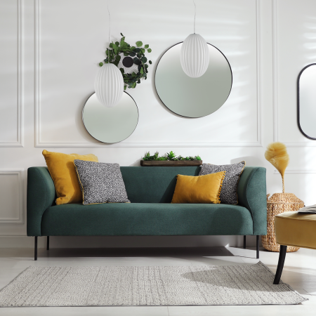 Pendul Milagro Braga  1xE27 max 60W   230V/50Hz Chrome & White Metal & Sticla IP20 [2]