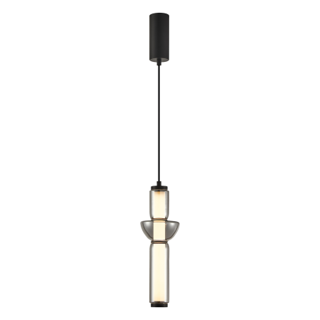 Moderne - Pendul Milagro Campo LED 19W 2463lm 3000K 230V Black Metal & Sticlă IP20