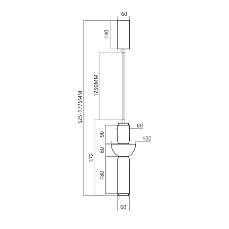 Pendul Milagro Campo LED 19W 2463lm 3000K 230V Black Metal & Sticlă IP20 [4]