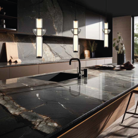 Pendul Milagro Campo LED 19W 2463lm 3000K 230V Black Metal & Sticlă IP20 [2]