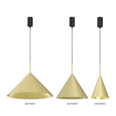 Pendul Milagro Capital  1xGX53   230V/50Hz Black & Gold Metal IP20 [4]