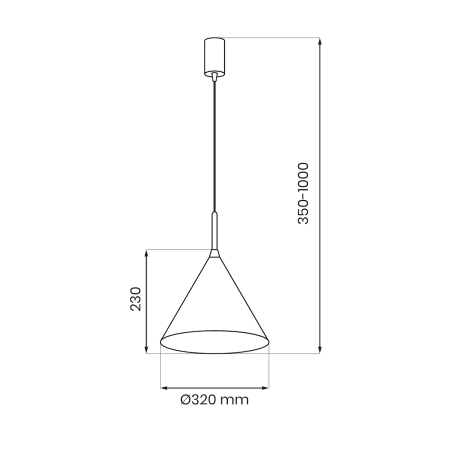 Pendul Milagro Capital  1xGX53   230V/50Hz Black Metal IP20 [5]
