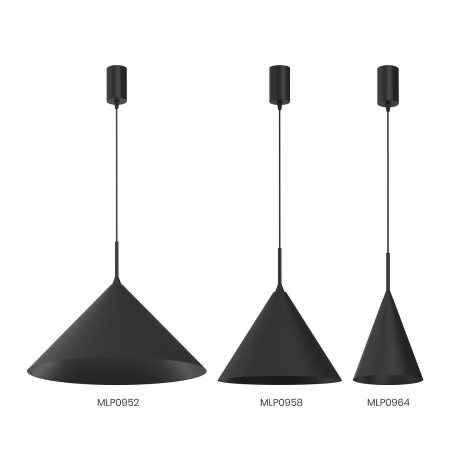 Pendul Milagro Capital  1xGX53   230V/50Hz Black Metal IP20 [4]