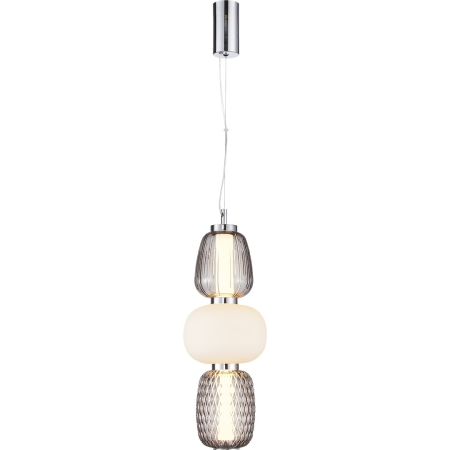 Pendul Milagro Caro LED 28W 3748lm 3000K 230V Crom Metal & Sticlă IP20 [5]